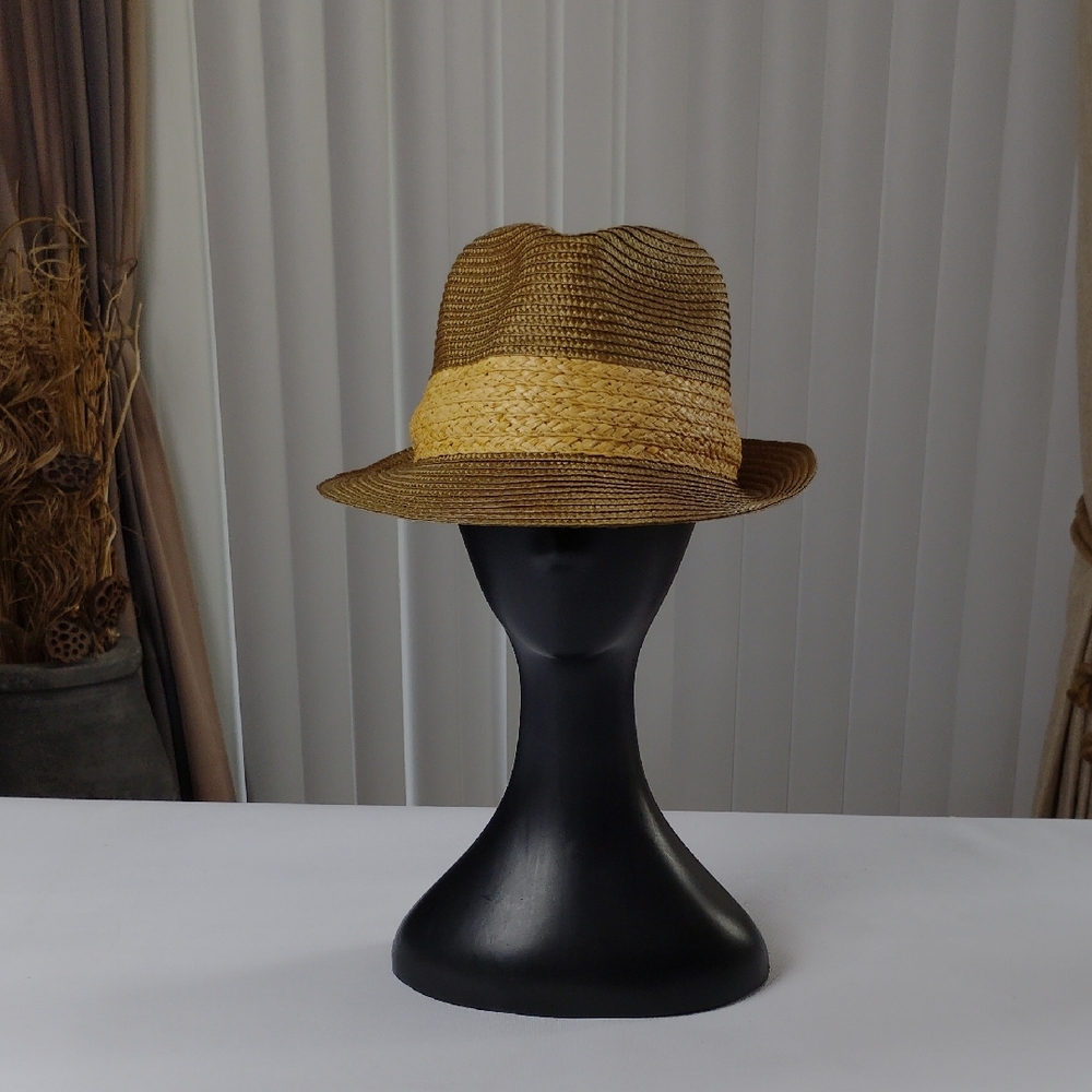 Cruise Club Men's Straw Fedora Hat